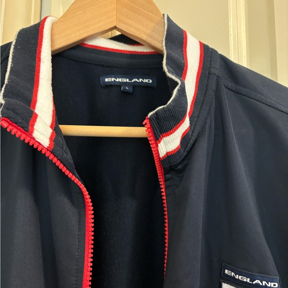 England Soccer Track Jacket - Blue - Size L - Ready for the World Cup! - Picture 3 of 4